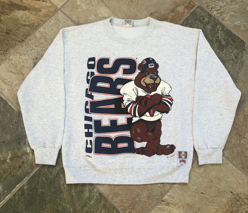 Vintage Chicago Bears Nutmeg Football Sweatshirt, Size Large