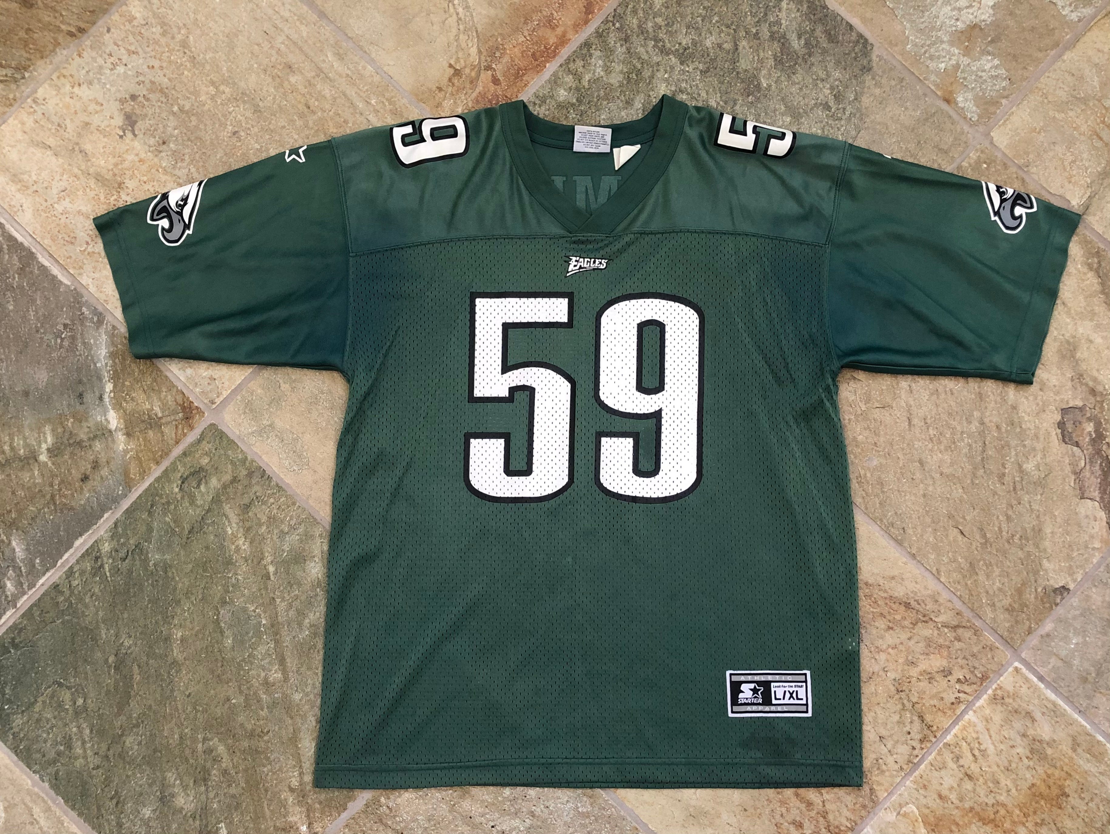 Vintage Philadelphia Eagles Mike Mamula Authentic Russell Jersey