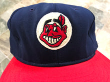 Load image into Gallery viewer, Vintage Cleveland Indians Chief Wahoo AJD Snapback Baseball Hat