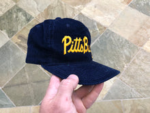 Load image into Gallery viewer, Vintage Pittsburgh Panthers Corduroy Script Snapback College Hat