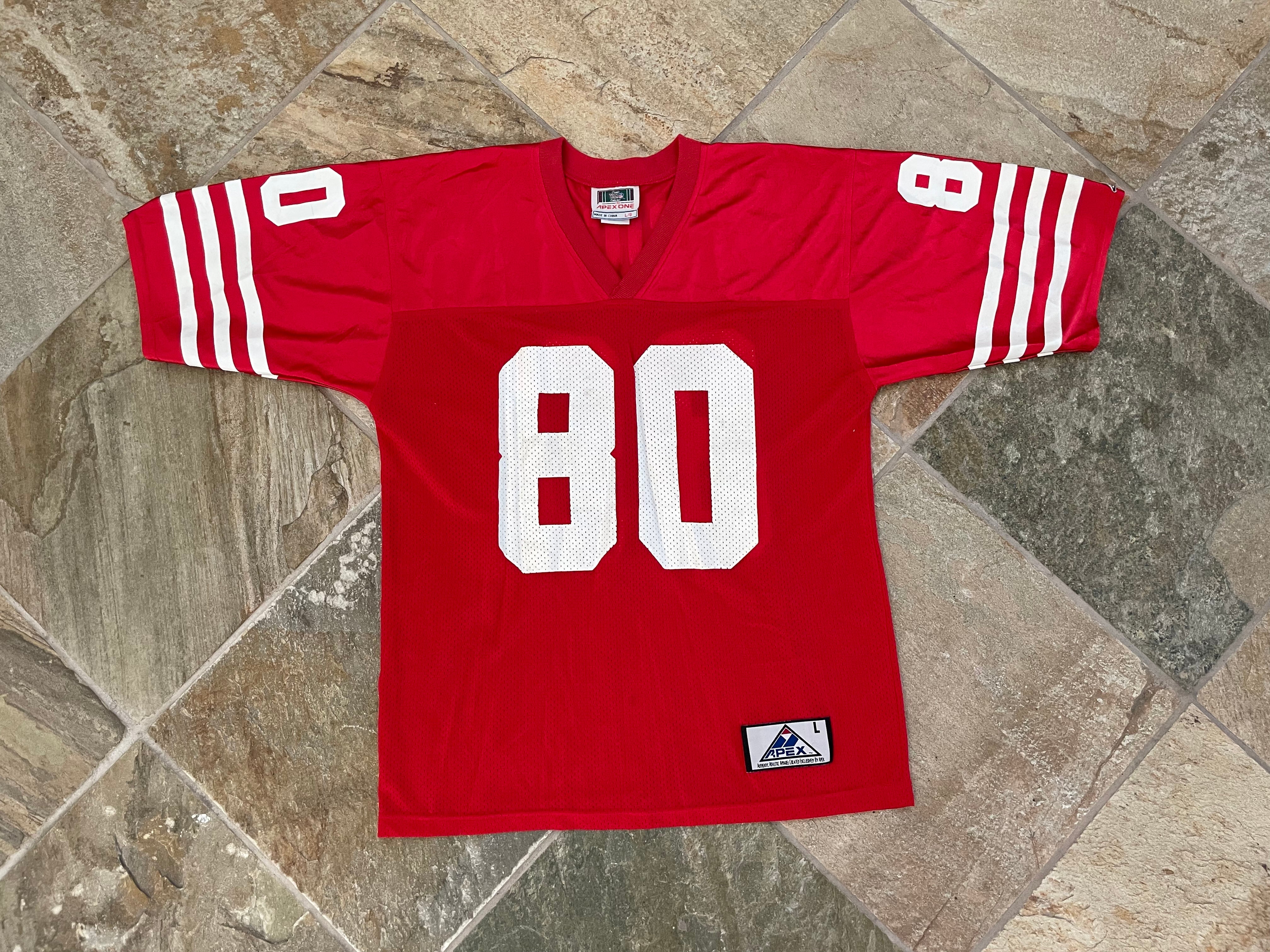 Vintage Jerry Rice San Francisco 49ers Sweater Player XL Mirage 1995 QB Club