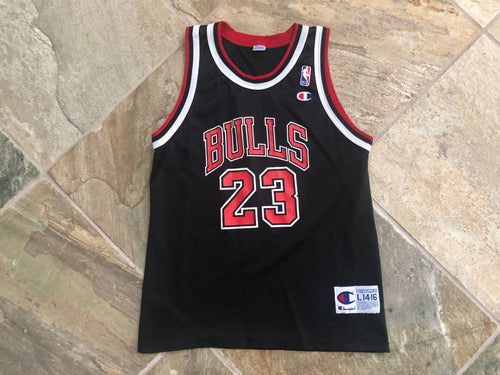 Vintage Chicago Bulls Michael Jordan Champion Youth Basketball Jersey, Size 14-16