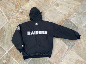 Vintage Los Angeles Raiders Starter Parka Football Jacket, Size Medium