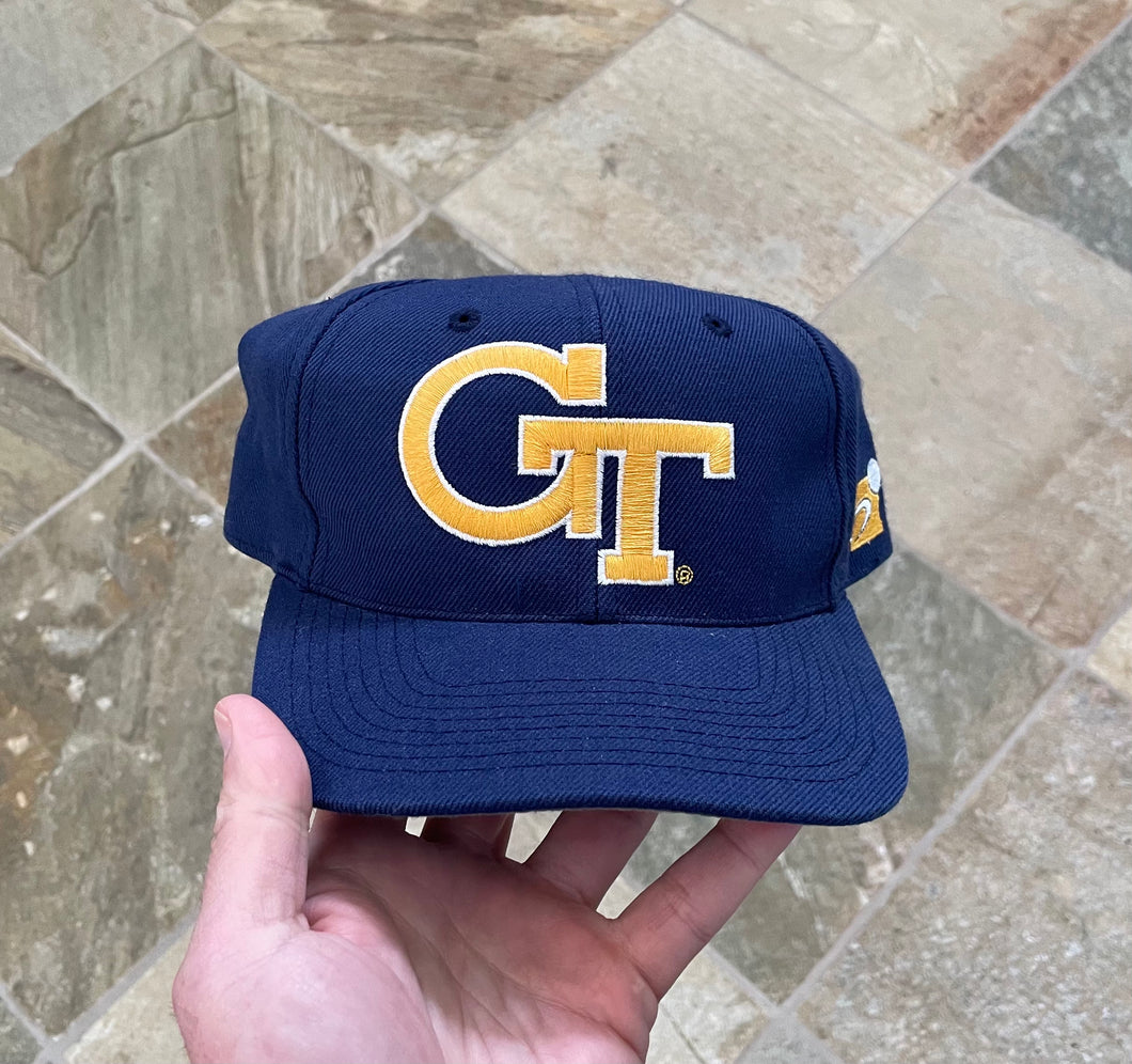 Vintage Georgia Tech Yellow Jackets Sports Specialties Plain Logo Snapback College Hat