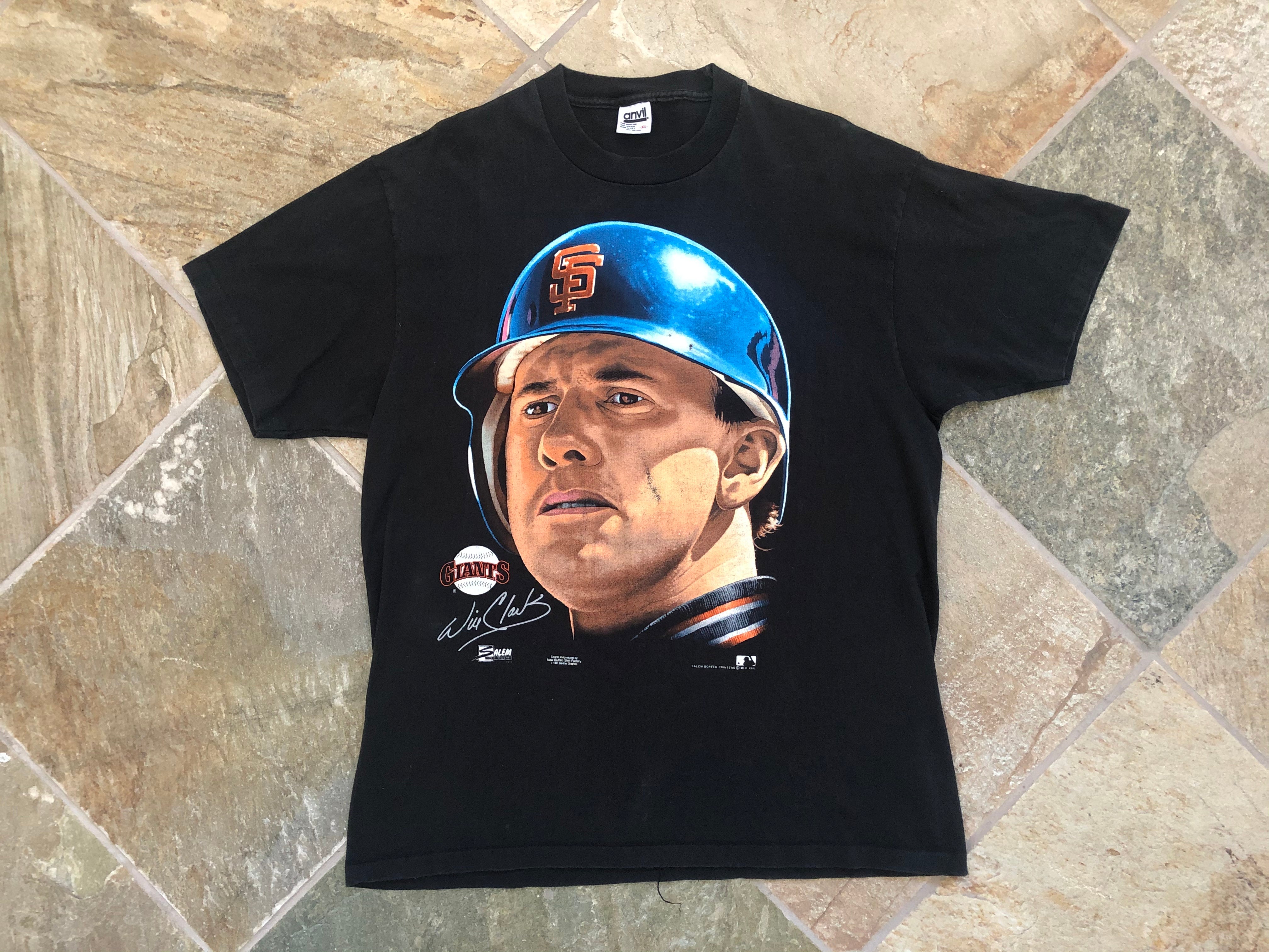 Callahansupplyco San Francisco Giants Baseball Player #27 V-Neck T-Shirt Size Large Made in U.S.A..