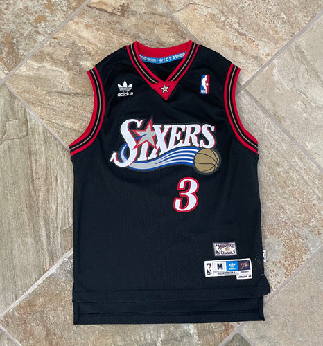 Philadelphia 76ers Allen Iverson Adidas Basketball Jersey, Size Youth Medium, 8-10