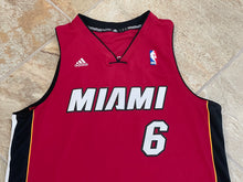 Load image into Gallery viewer, Vintage Miami Heat Lebron James Adidas Basketball Jersey, Size Large