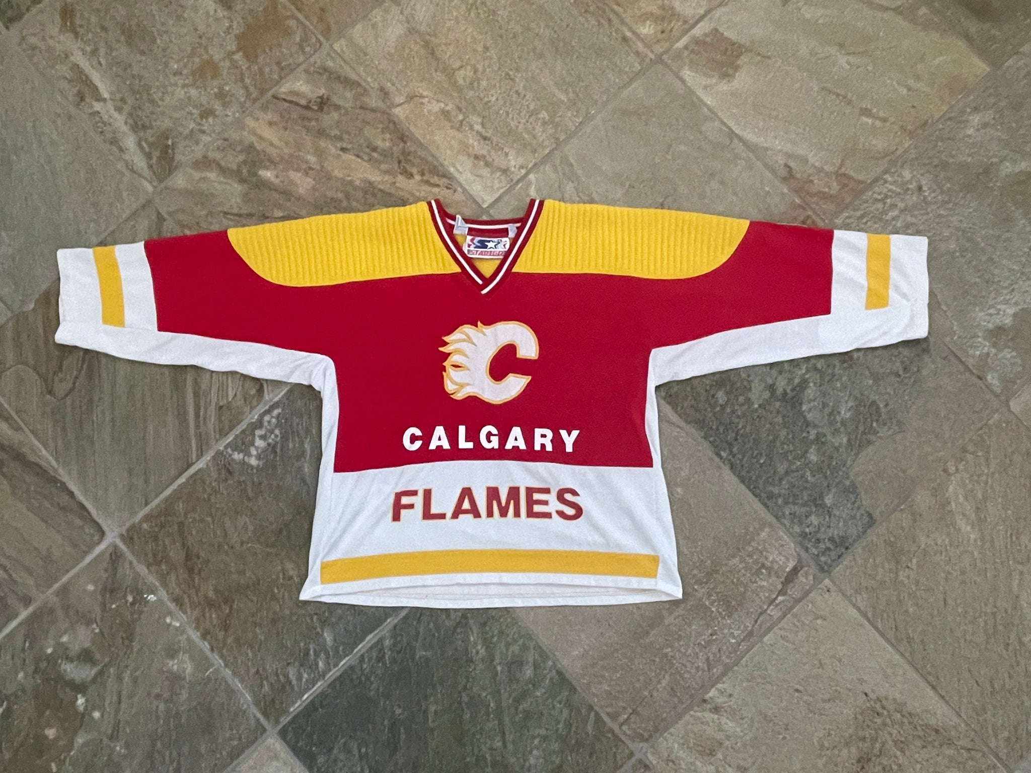80s Calgary Flames Jersey 