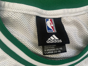 Vintage Boston Celtics Kevin Garnett Adidas Basketball Jersey, Size Youth Large, 14-16