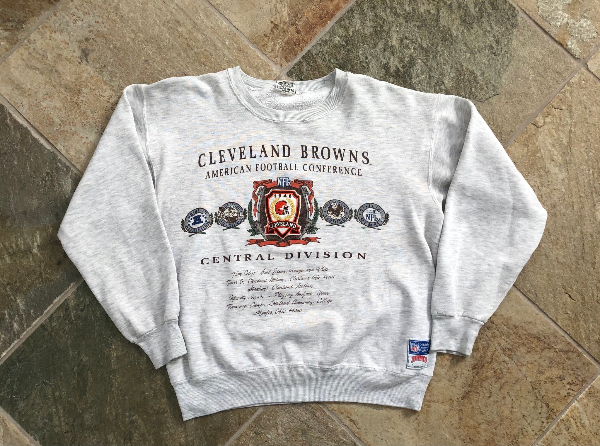 Tops, Vintage Cleveland Browns Sweatshirt Vintage Nfl Cleveland Browns  Football Shirt