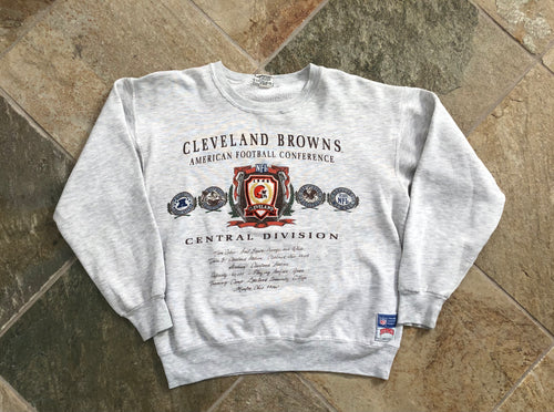 Vintage Cleveland Browns Nutmeg Mills Football Sweatshirt, Size Large