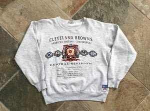 Vintage cleveland browns Sweatshirt Adult Large Nutmeg Mills Brownie Rare  Mens *