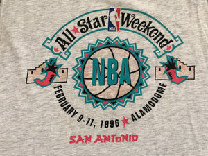 Vintage 1996 San Antonio All Star Game Champion Basketball Tshirt, Size XL