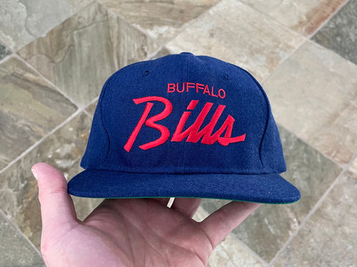 Vintage Buffalo Bills Sports Specialties Script Snapback Football Hat