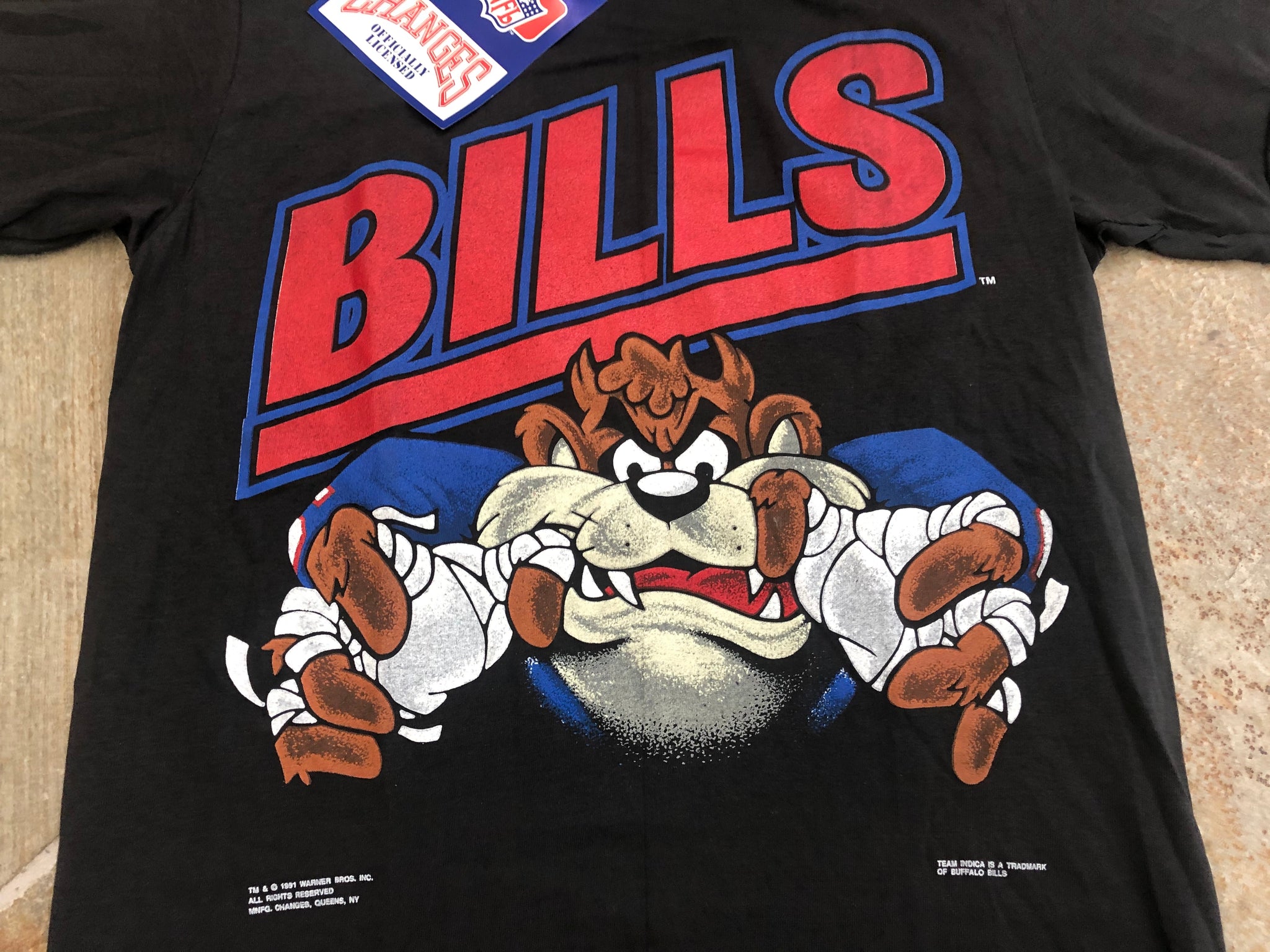 Shirts, Vintage Buffalo Bills Football Shirt Buffalo Bills Taz Looney  Tunes Shirt Tee