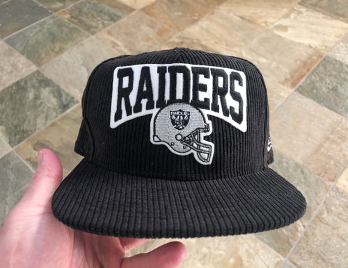 Oakland Raiders New Era Heritage Series Corduroy Snapback Football Hat