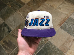 Vintage Utah Jazz Sports Specialties Shadow Snapback Basketball