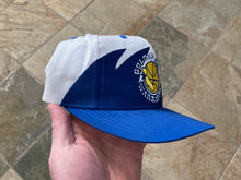 Load image into Gallery viewer, Vintage Golden State Warriors Logo 7 Sharktooth Snapback Basketball Hat