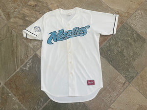 Morehead City Marlins Rawlings Game Worn Baseball Jersey, Size Large