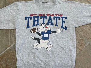 Vintage Penn State Looney Tunes College Football Sweatshirt, Size Medium