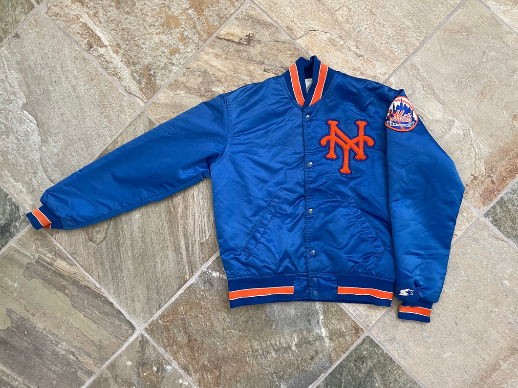 Vintage New York Mets Starter Satin Baseball Jacket, Size Small