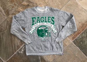 Vintage Philadelphia Eagles Logo 7 Football Sweatshirt, Size Medium