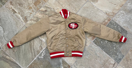 Vintage San Francisco 49ers Starter Satin Football Jacket, Size Small