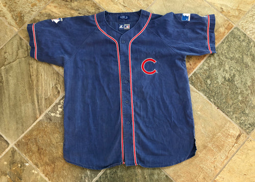 Vintage Chicago Cubs Starter Acid Wash Baseball Jersey, Size XL