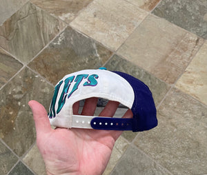 Vintage Charlotte Hornets Drew Pearson Wrap Around Snapback Basketball Hat