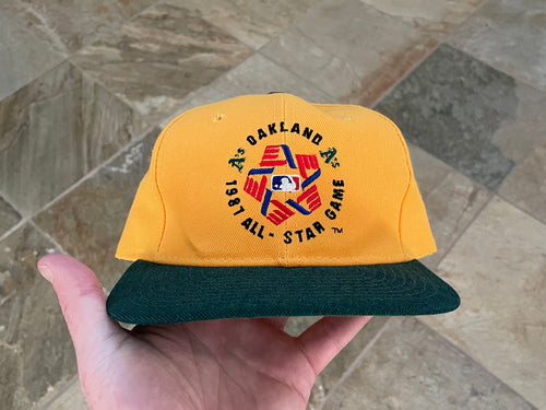 Vintage Oakland Athletics 1987 All Star Game Sports Specialties Snapback Baseball Hat