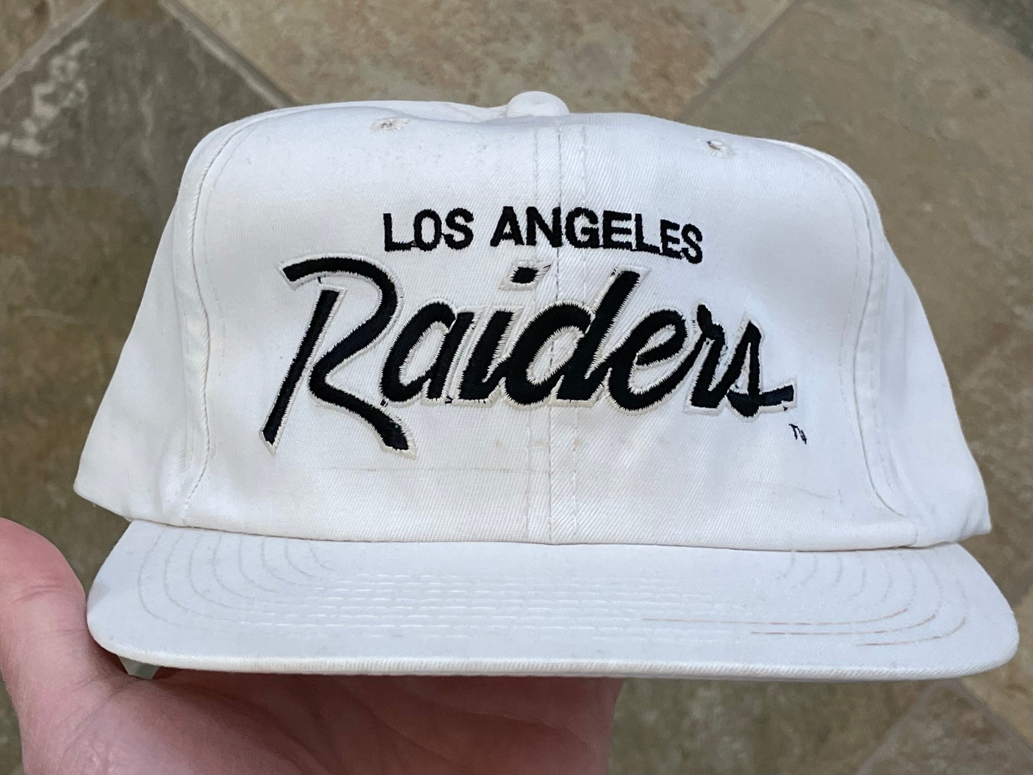 Script Snapbacks - Los Angeles Raiders Script Hat - LA Kings Script Cap
