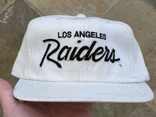 Load image into Gallery viewer, Vintage Los Angeles Raiders Sports Specialties Script Snapback Football Hat