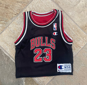 Vintage Chicago Bulls Michael Jordan Champion Basketball Jersey, Size Youth Medium, 5-6