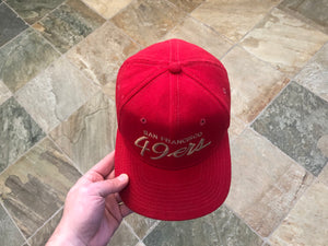 Vintage Starter Script Wool San Francisco 49ers Snapback Hat — Roots