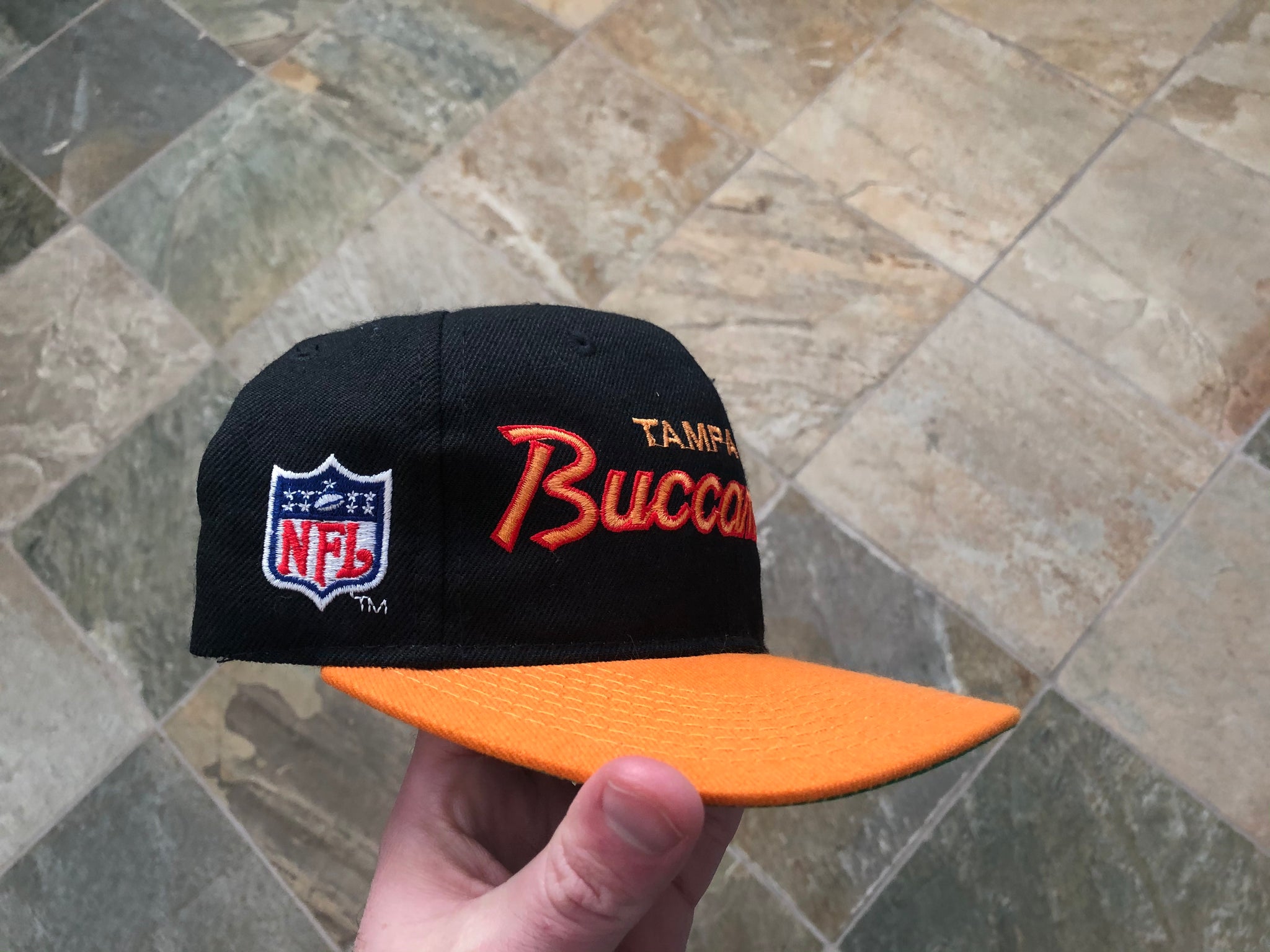 Vintage Tampa Bay Buccaneers Sports Specialties Script Snapback