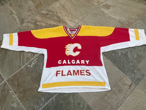 Vintage Calgary Flames Starter Sweater Hockey Sweatshirt, Size Large