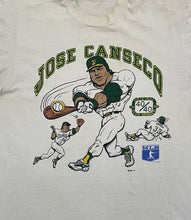 Load image into Gallery viewer, Vintage Oakland Athletics Jose Canseco Baseball Tshirt, Size Medium