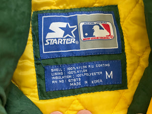 Vintage Oakland Athletics Starter Parka Baseball Jacket, Size Medium