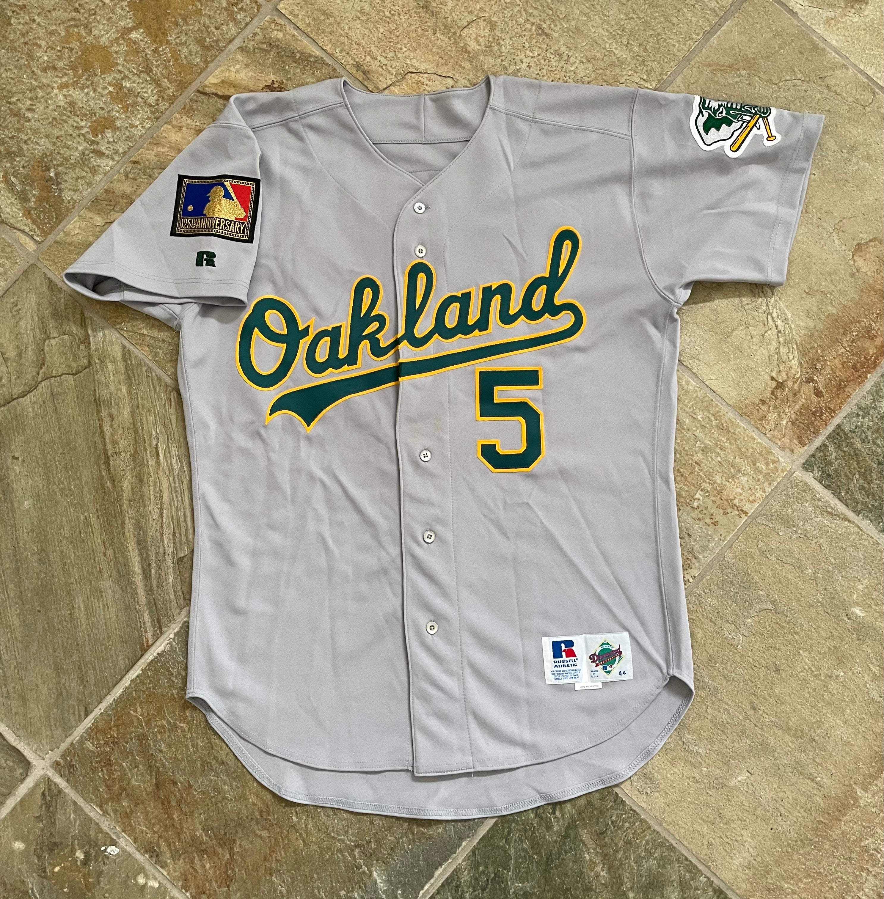 Vintage Oakland Athletics Art Kusnyer Game Worn Russell Baseball Jerse –  Stuck In The 90s Sports