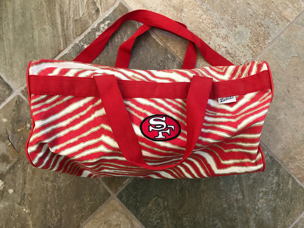 Vintage San Francisco 49ers Zubaz Duffle Bag ###