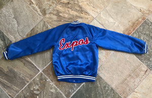 Vintage Montreal Expos Satin Baseball Jacket, Size Small