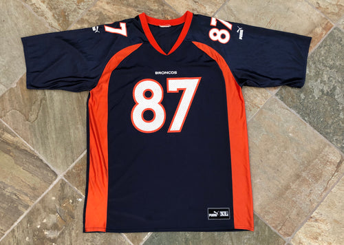 Vintage Denver Broncos Ed McCaffrey Puma Football Jersey, Size XL