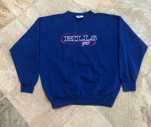 Vintage Buffalo Bills Logo Athletic Football Sweatshirt, Size XL