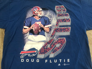 Vintage Buffalo Bills Doug Flutie QB Club Football Tshirt, Size XL