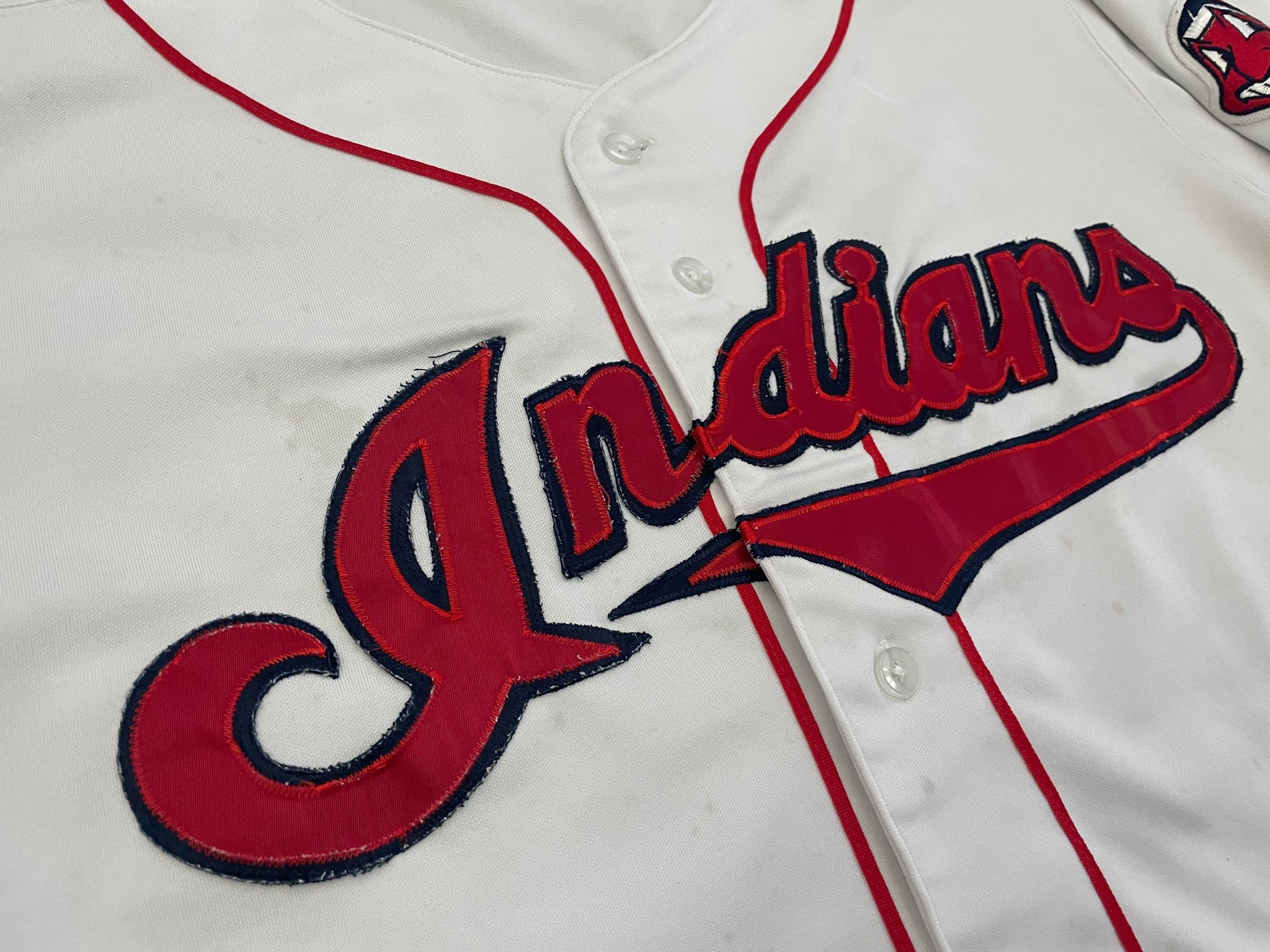 Vintage 80s Cleveland Indians Authentic Rawlings Jersey 40