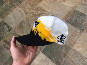 Vintage 90s Logo 7 NHL Pittsburgh Penguins Splash Snapback Cap Hat 