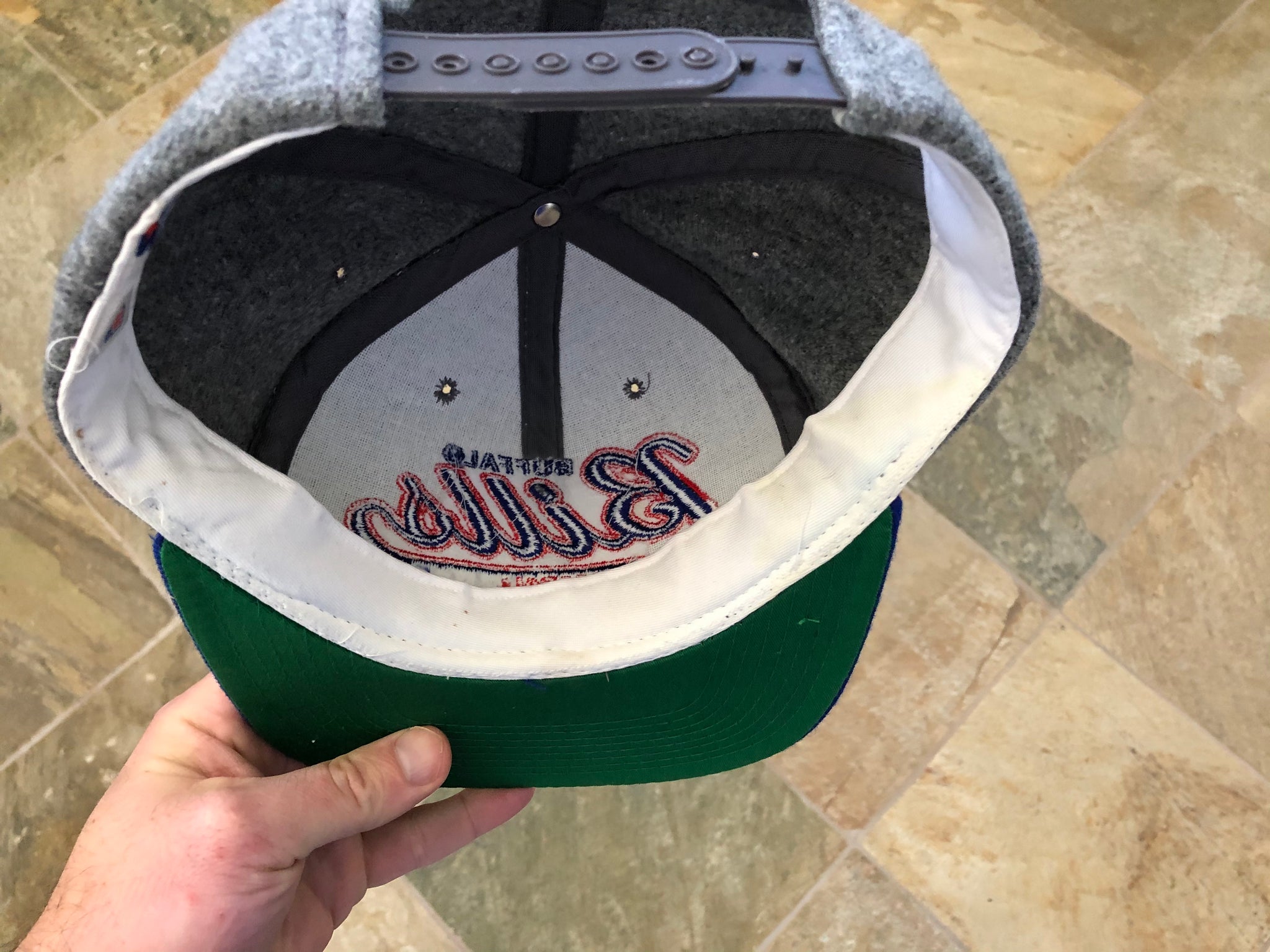 Vintage 1990’s Buffalo Bills Starter ‘Script’ Wool Snapback