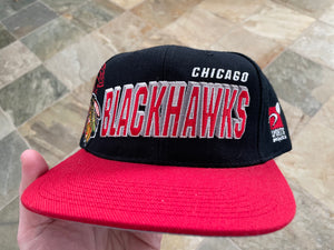 Vintage Chicago Blackhawks Sports Specialties Shadow Snapback Hockey Hat