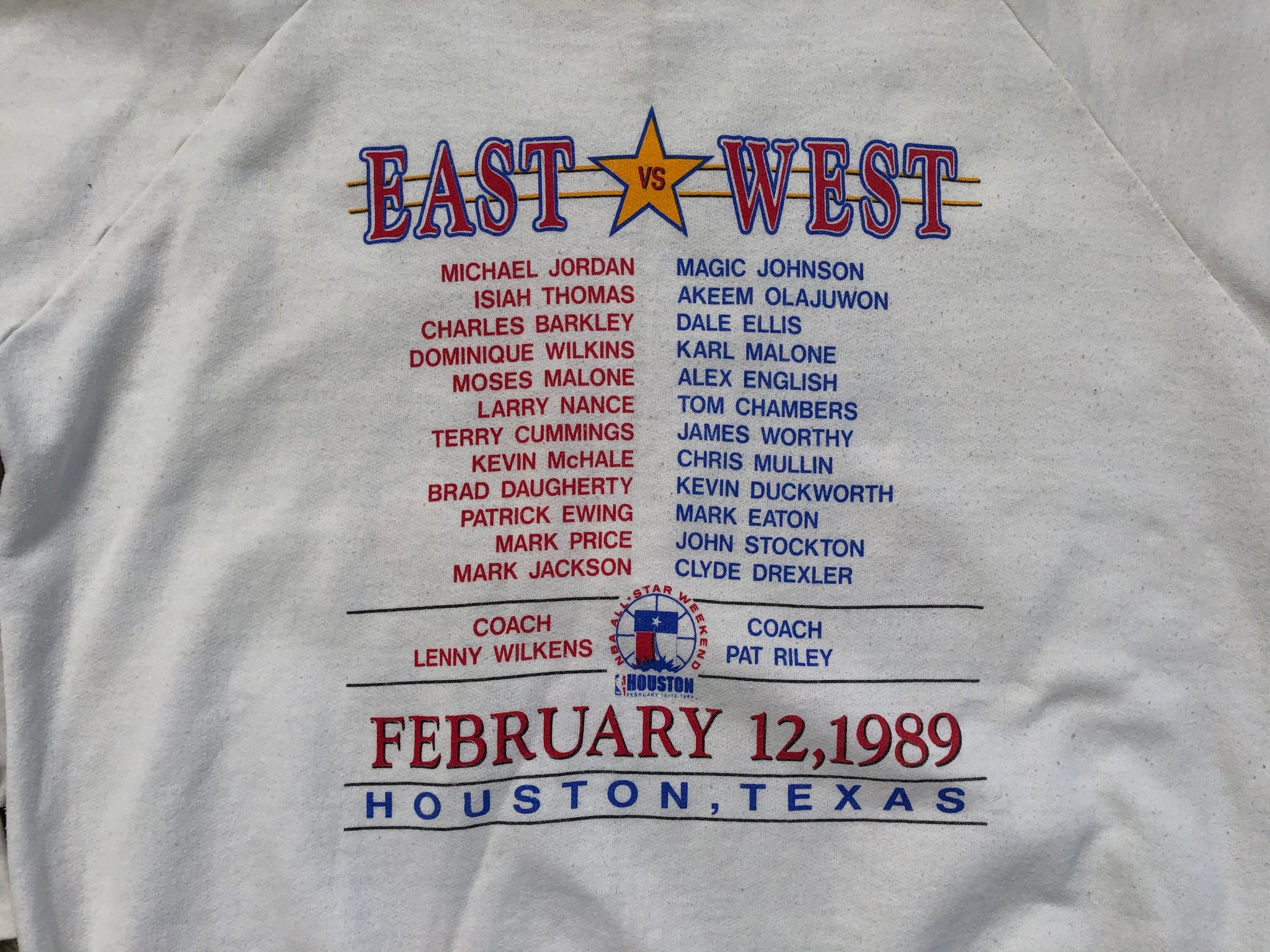 Vintage 1989 Houston Basketball All Star Weekend high quality Sweater