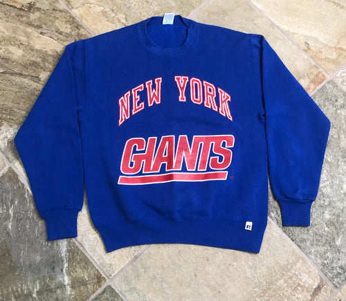 Vintage New York Giants Russell Athletic Football Sweatshirt, Size Medium